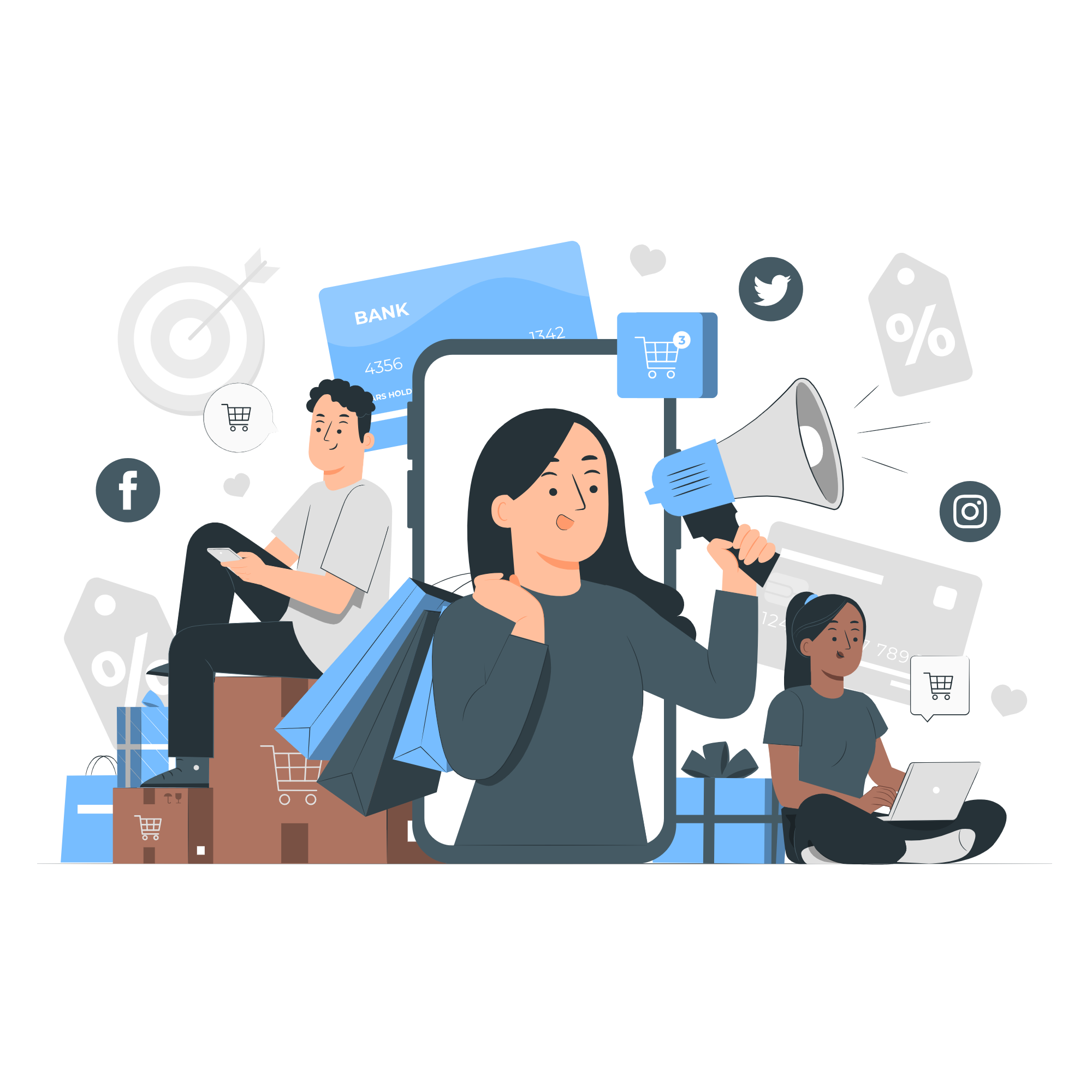 Social Media Marketing ecommerce campaign pana